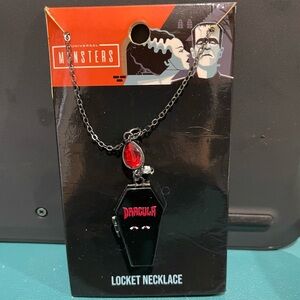 Universal Monsters Dracula Coffin Locket Necklace